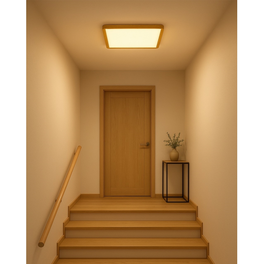 LED-Deckenleuchte LED/32W/230V 3000/4000/6500K 40x40 cm beige